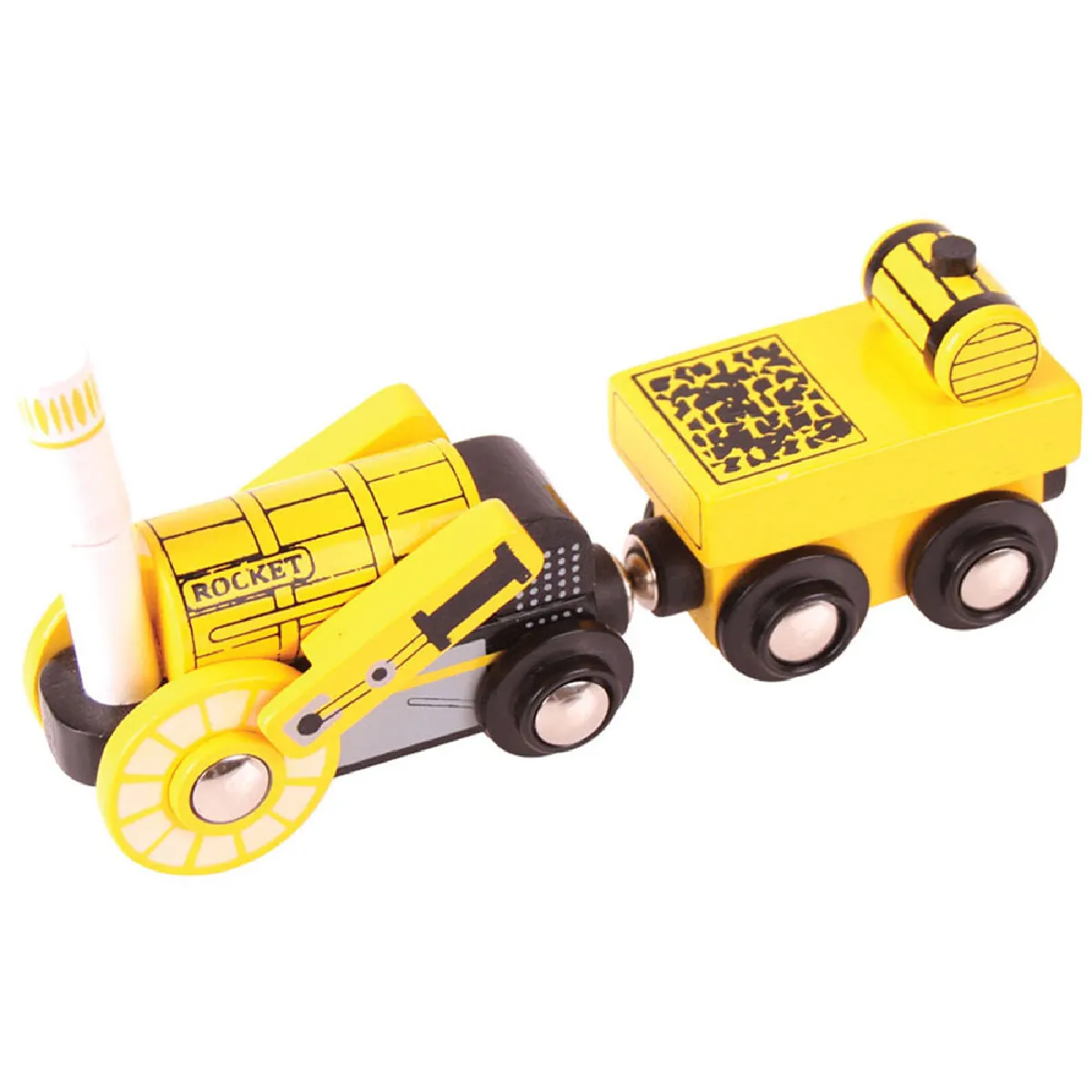 Bigjigs Rail Réplique Moteur Train-Fusée
