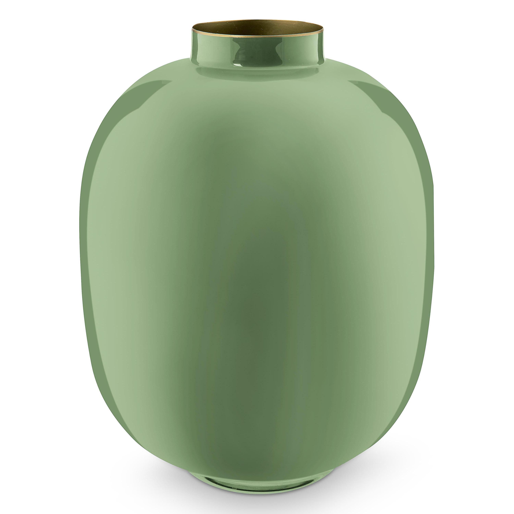 Pip Studio vaas metaal groen 32 cm