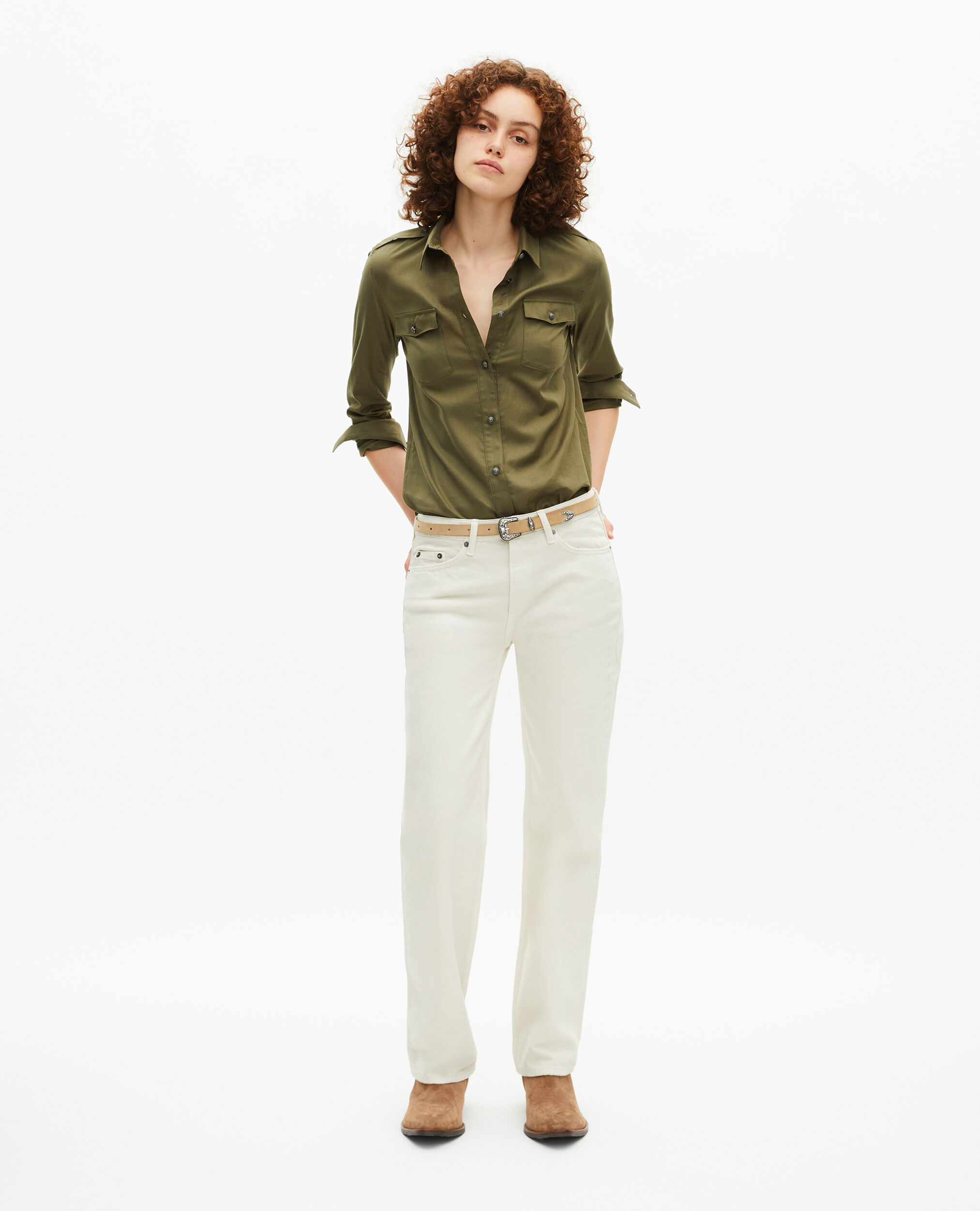 Chemise kaki