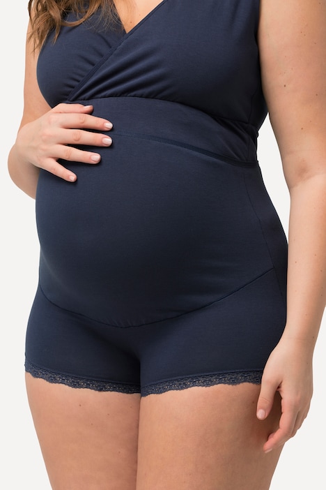 Bellieva Panty mit Überbauch-Einsatz, Saumspitze