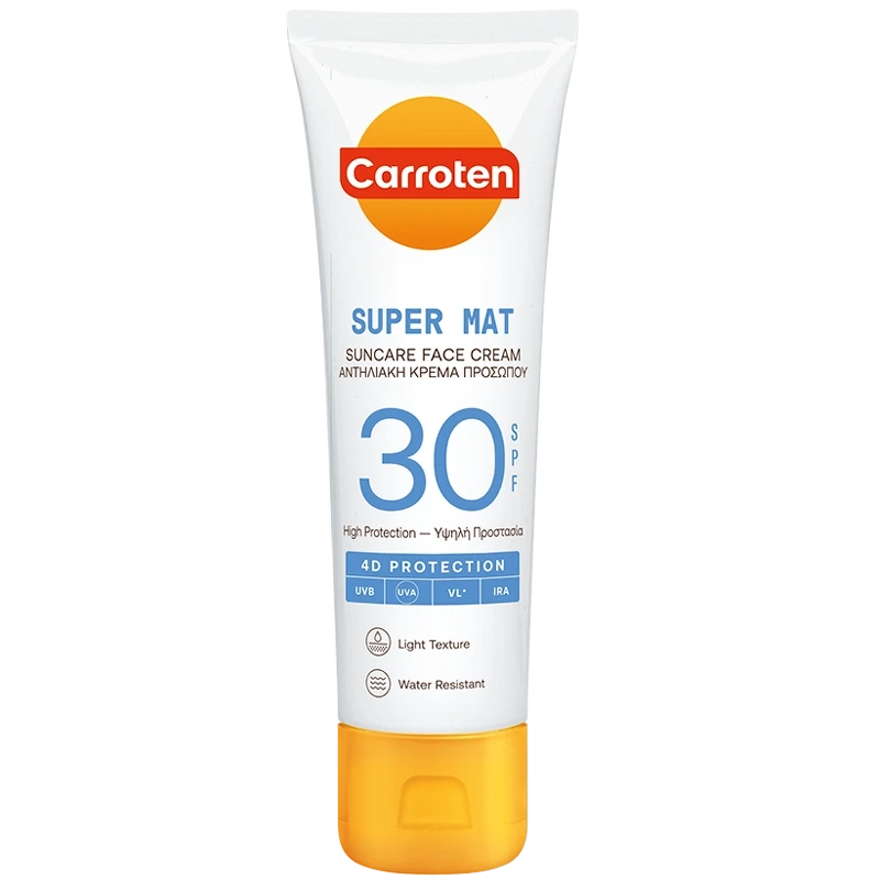 Carroten Face Super Mat Cream SPF 30 - 50 ml