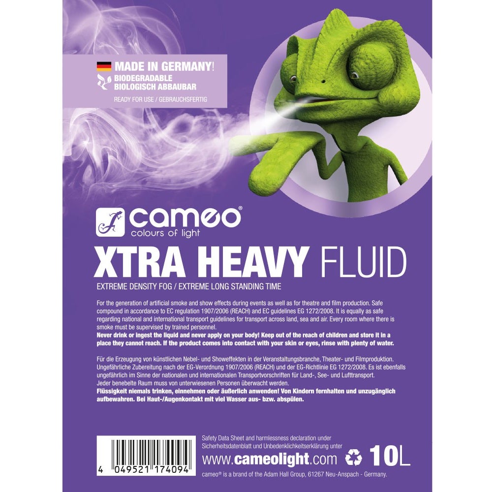 Cameo XTRA HEAVY FLUID 10 L rookvloeistof