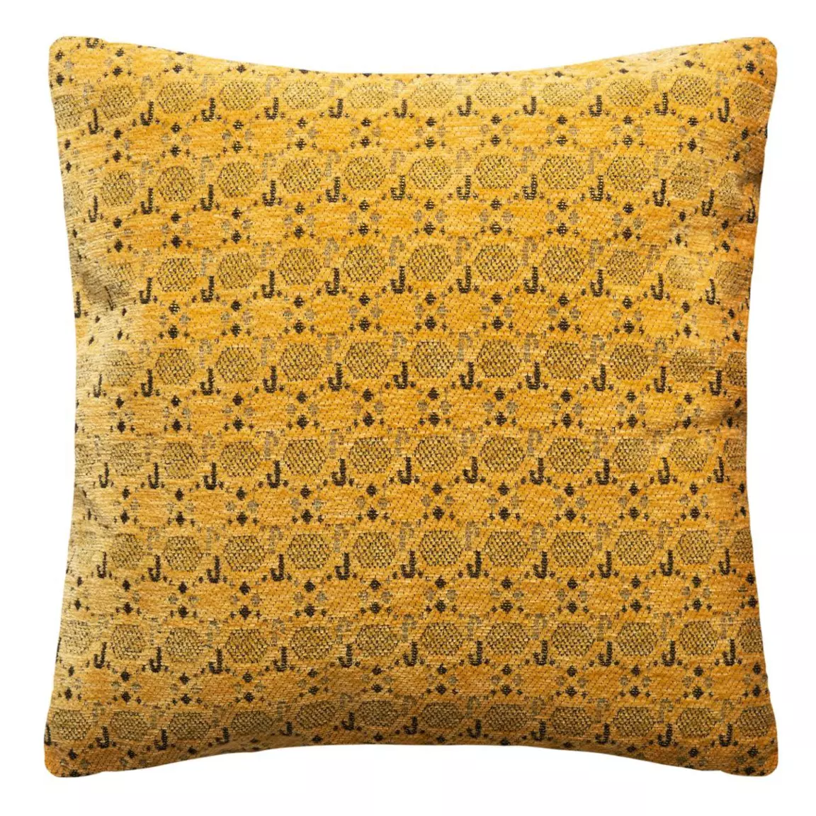 Housse de coussin carrée (40 x 40 cm) Chen Jaune ocre