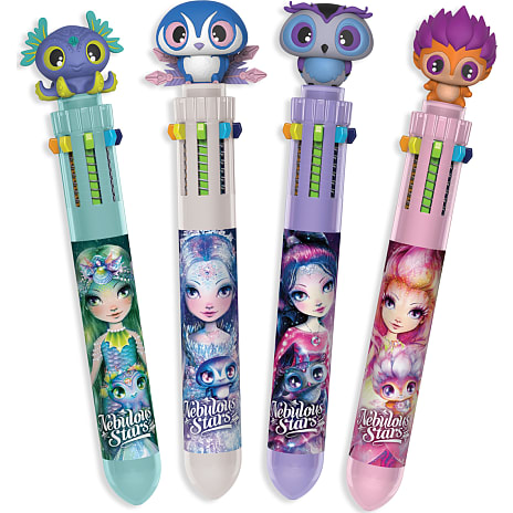 Nebulous star kuglepen 10 farver i 1 – flere varianter – assorteret