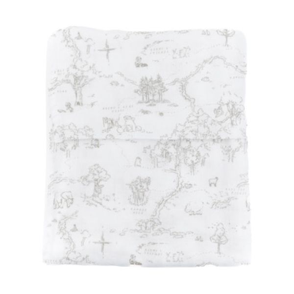 Bamboom Wieglaken - Oyster Grey