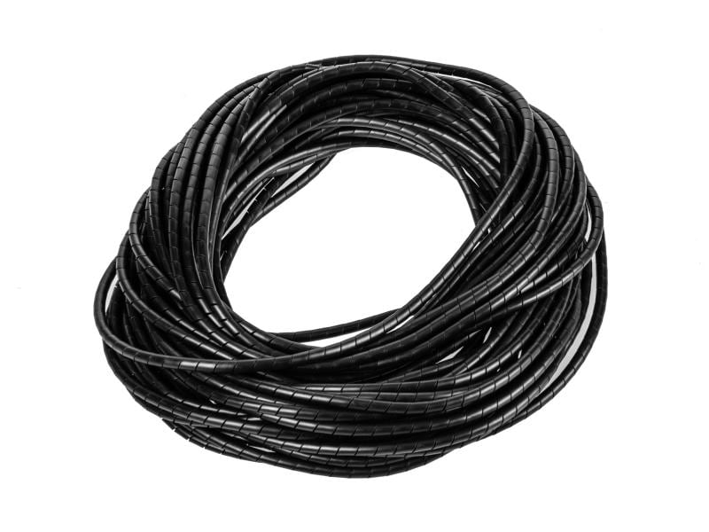 Plica Spiroschlauch 25 m x 6 mm Schwarz Spiroschlauch,