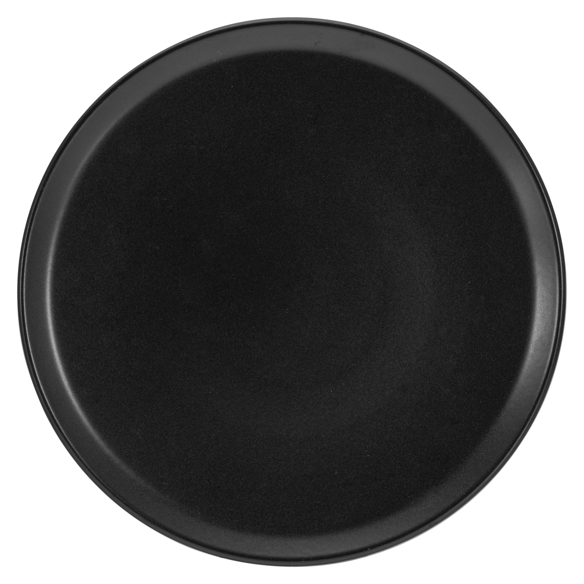CreaTable Pizzateller XL MANHATTAN 6er Set 33 cm schwarz