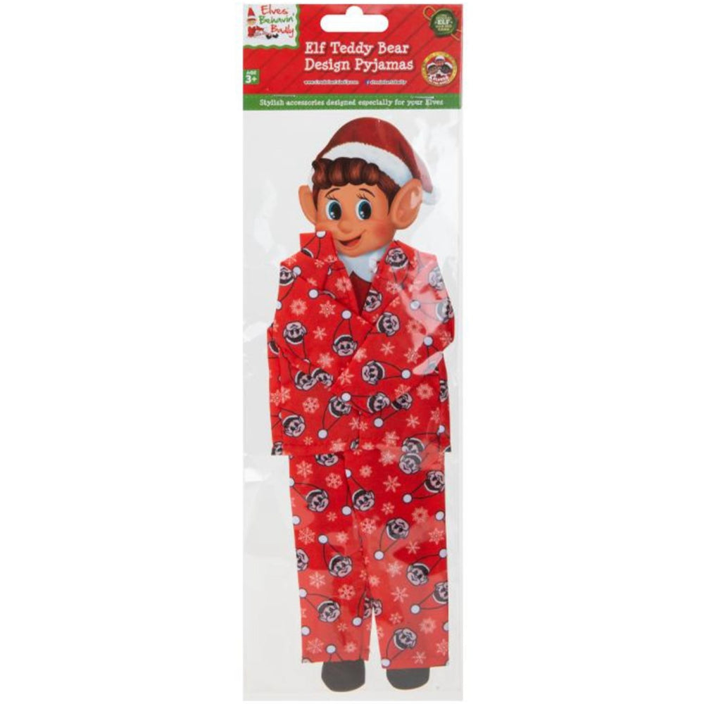 Køb Elves Behavin' Badley Red Elf Design Pyjamas