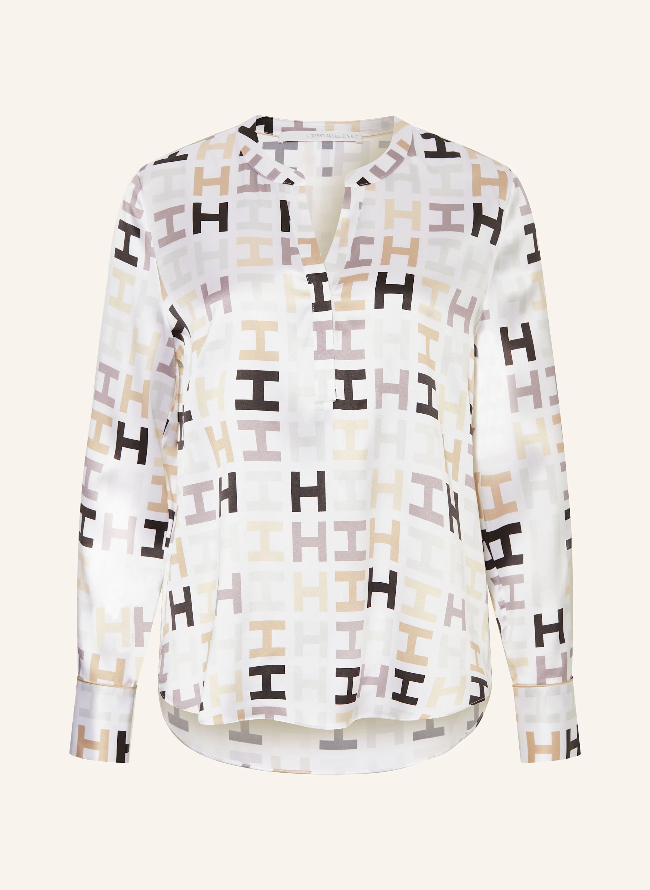 HERZEN'S ANGELEGENHEIT Blusenshirt aus Seide