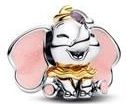 Disney Dumbo Slide bedel in 925 zilver met email