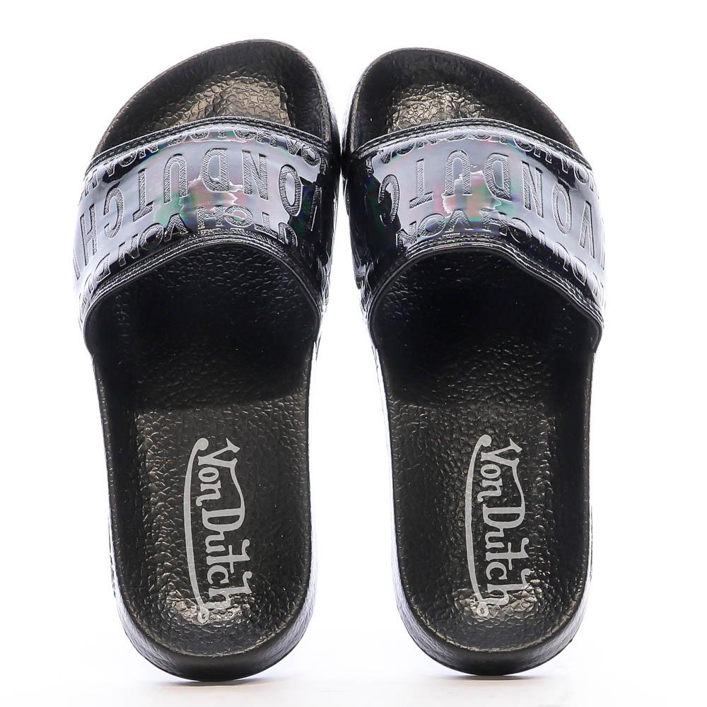 Von Dutch Claquettes Noires Femme Von Dutch 912260