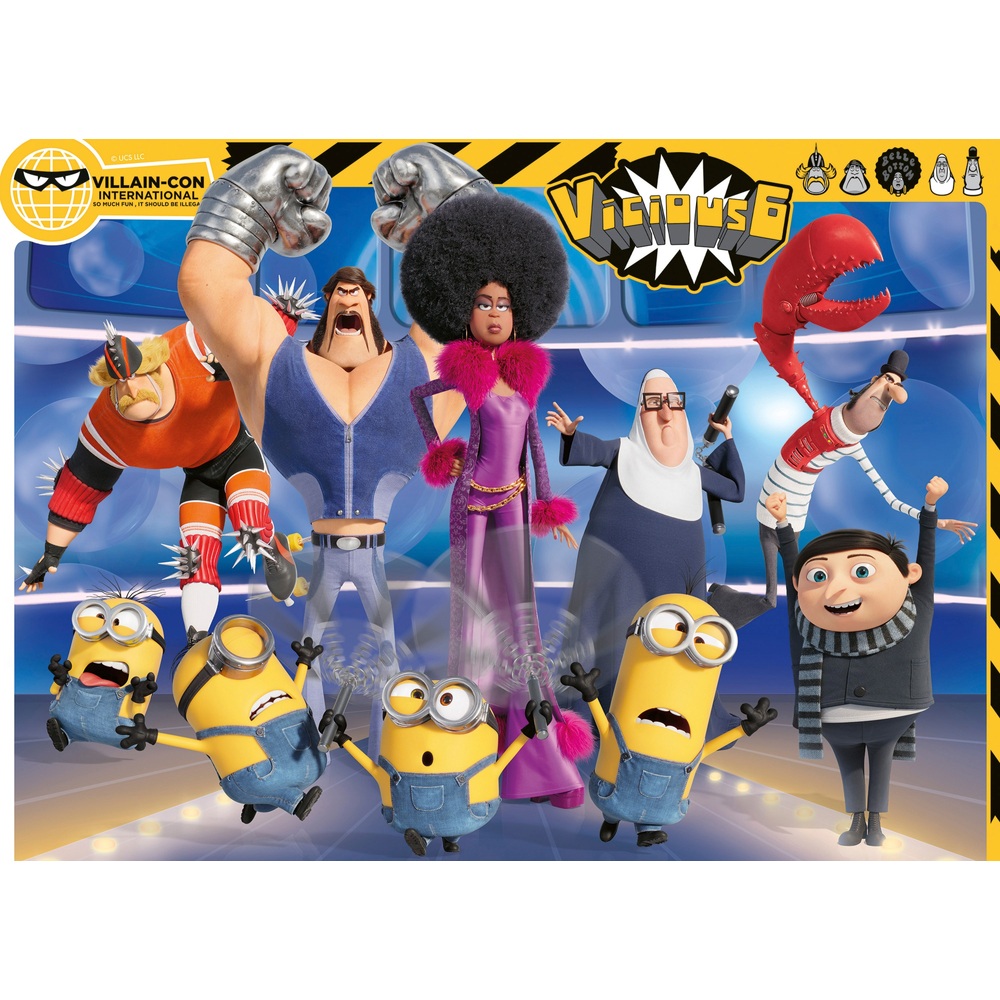 Ravensburger Minions: Aufstieg von Gru – 4er-Packung mit je 100 Puzzleteilen