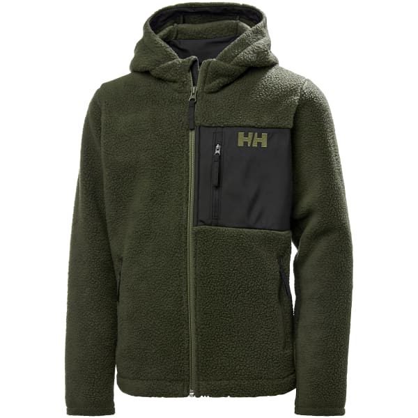 Veste polaire HELLY HANSEN JR CHAMP PILE JKT UTILITY GREEN