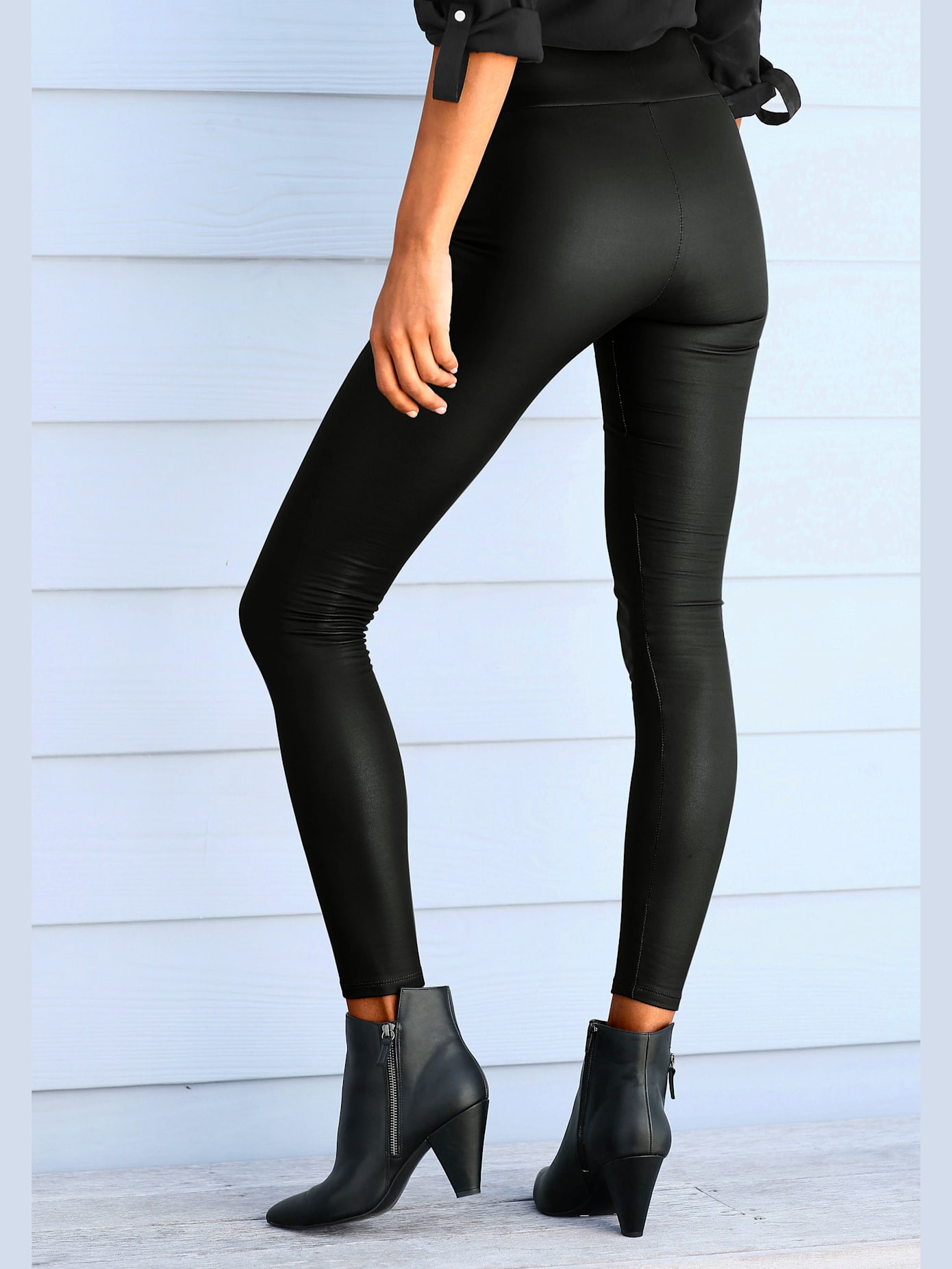 Leggings thermiques legging brillant avec large ceinture douce