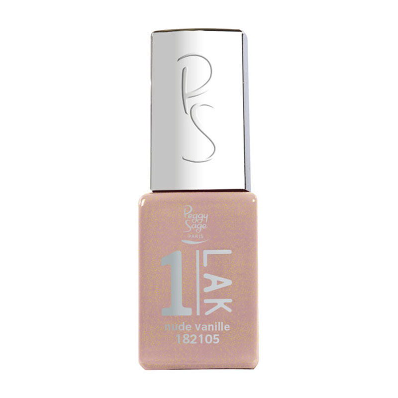 1-LAK vernis semi-permanent 3 en 1 Nude Vanille