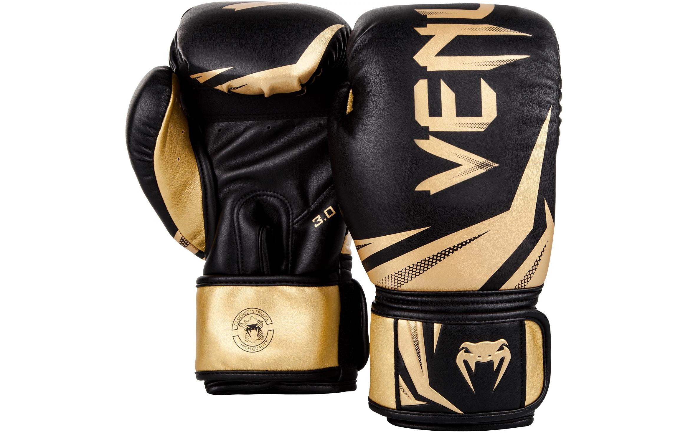 Challenger 3.0 Boxing Gloves Gold/Schwarz, 12 ozBoxhandschuhe