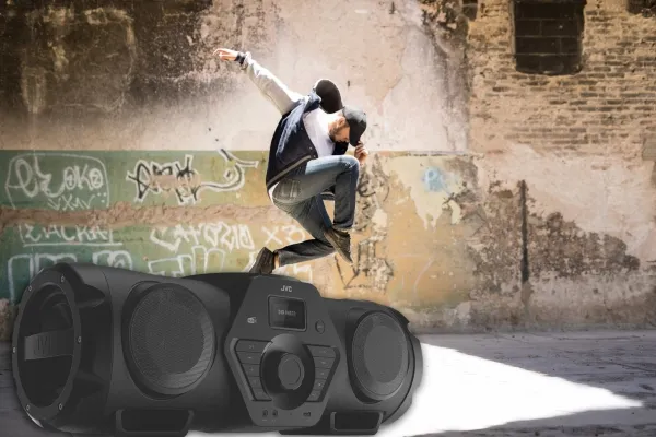 JVC BoomBlaster RV-NB300DAB - Boombox - 60 Watt
