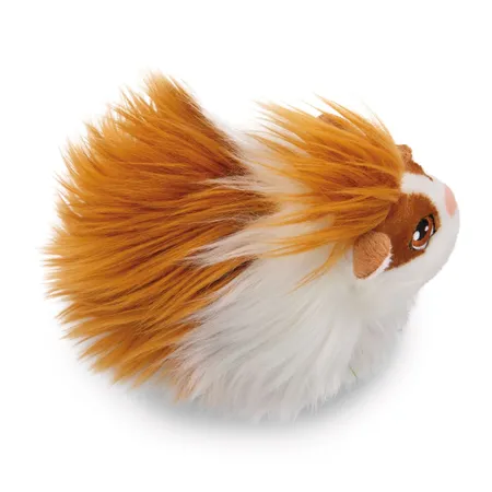 NICI Kuscheltier Meerschweinchen karamell-weiß 12cm im Körbchen malve