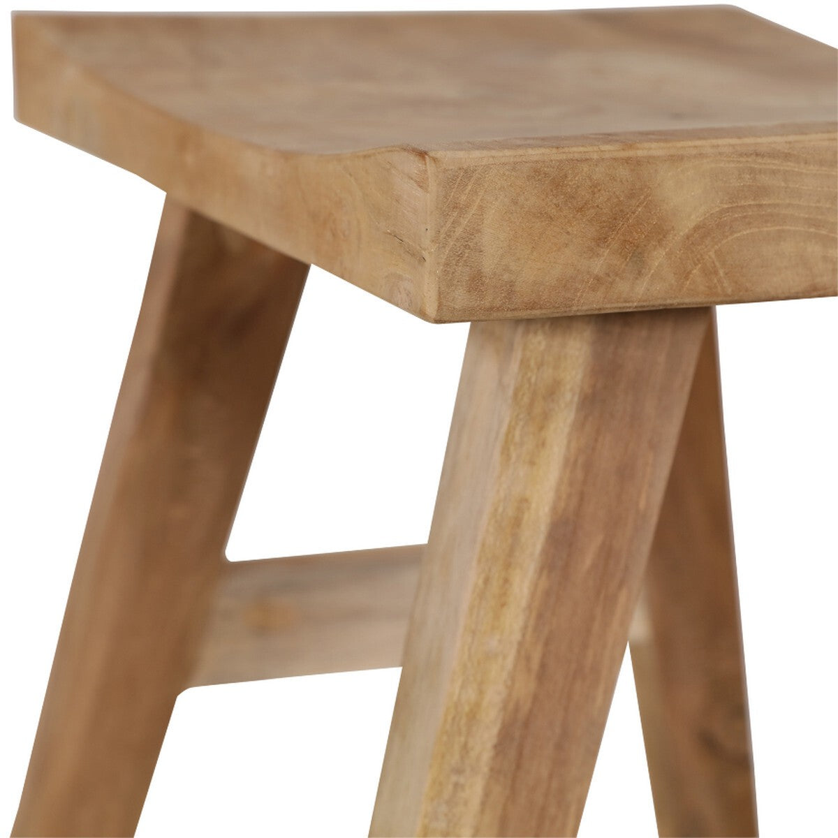 Lesli Living - Teak krukje 40x30x50 cm