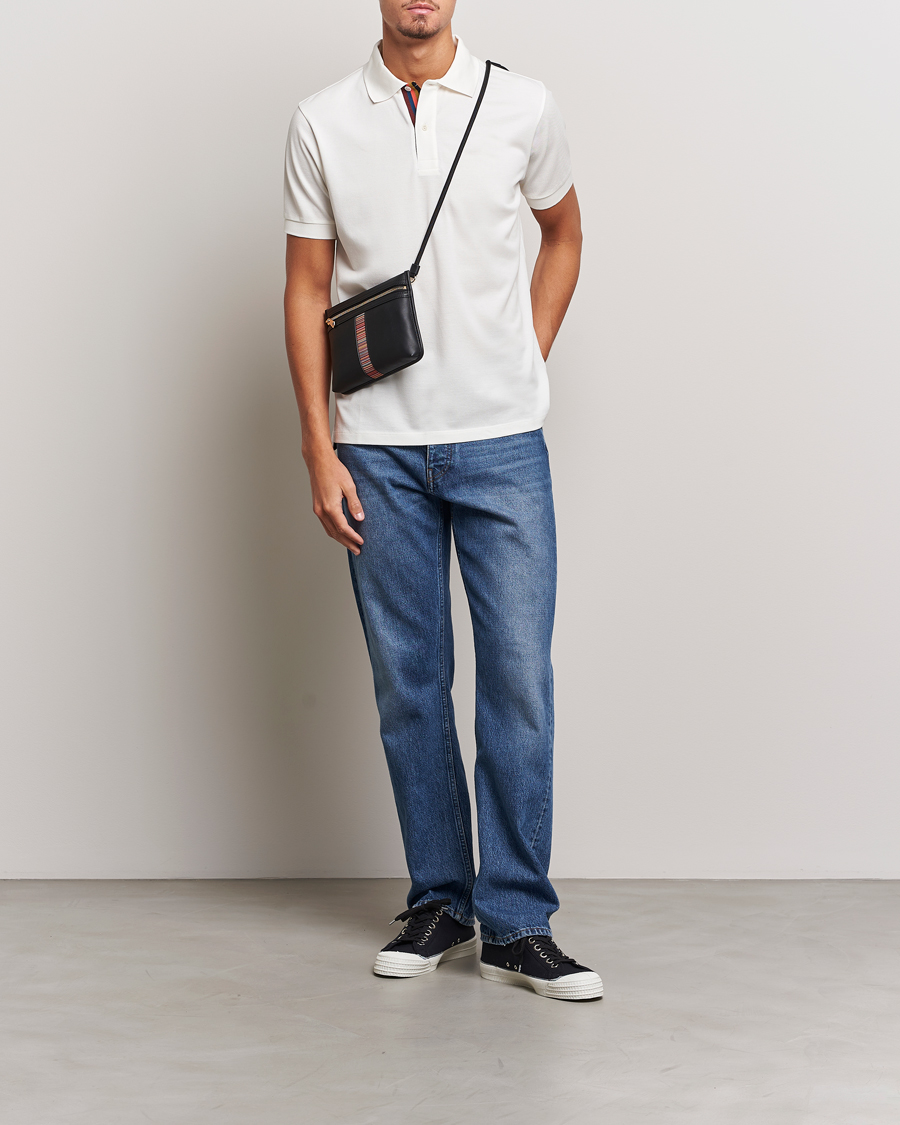 Paul Smith Placket Stripe Polo White
