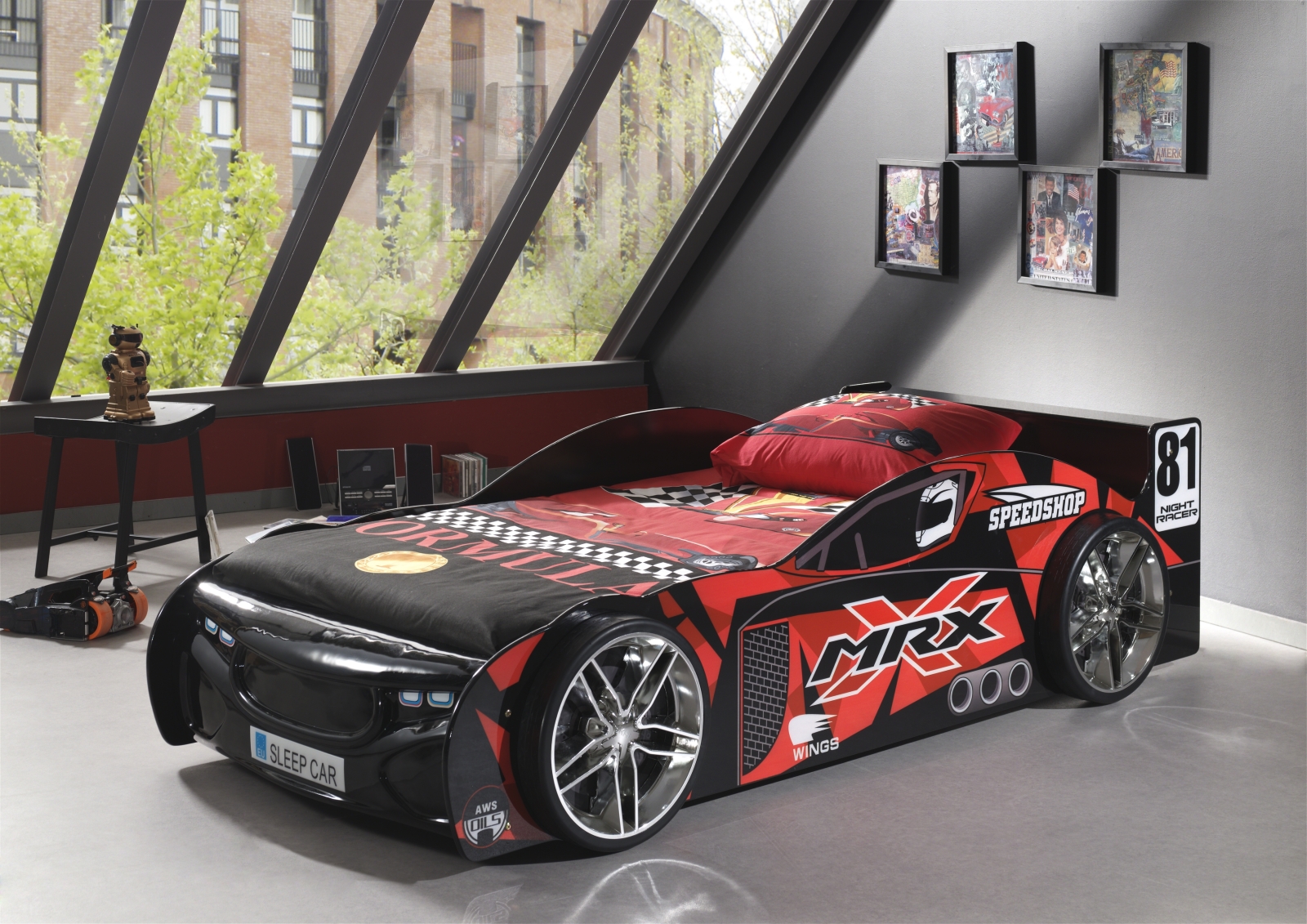 Autobett MRX - schwarz - 90x200 cm
