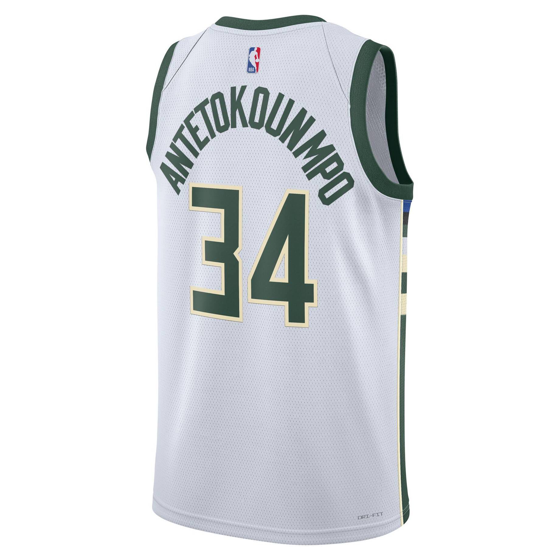 Nike| Herren Basketballtrikot NBA MILWAUKEE BUCKS GIANNIS ANTETOKOUNMPO G-SWINGMAN JERSEY ASSOCIATION 2022/23