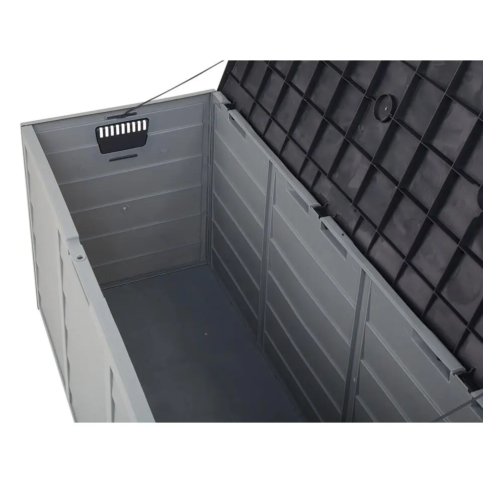 LOCARNO - Kussenbox - Grijs - 112 cm - Synthetisch materiaal
