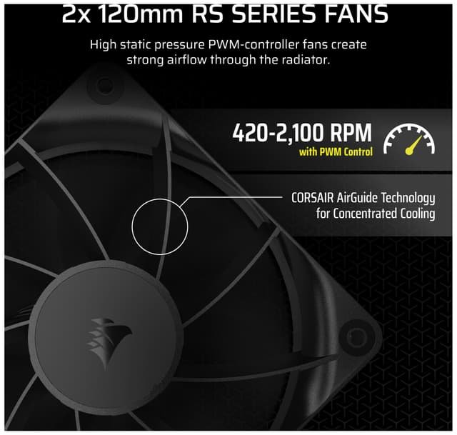 Corsair Nautilus 240mm RS CPU-vandkøler (sort)