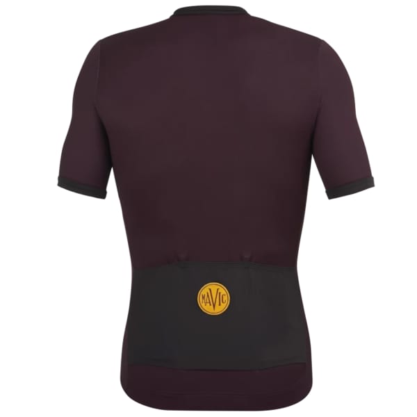 Maillot vélo MAVIC HERITAGE JERSEY AUBERGINE BLACK
