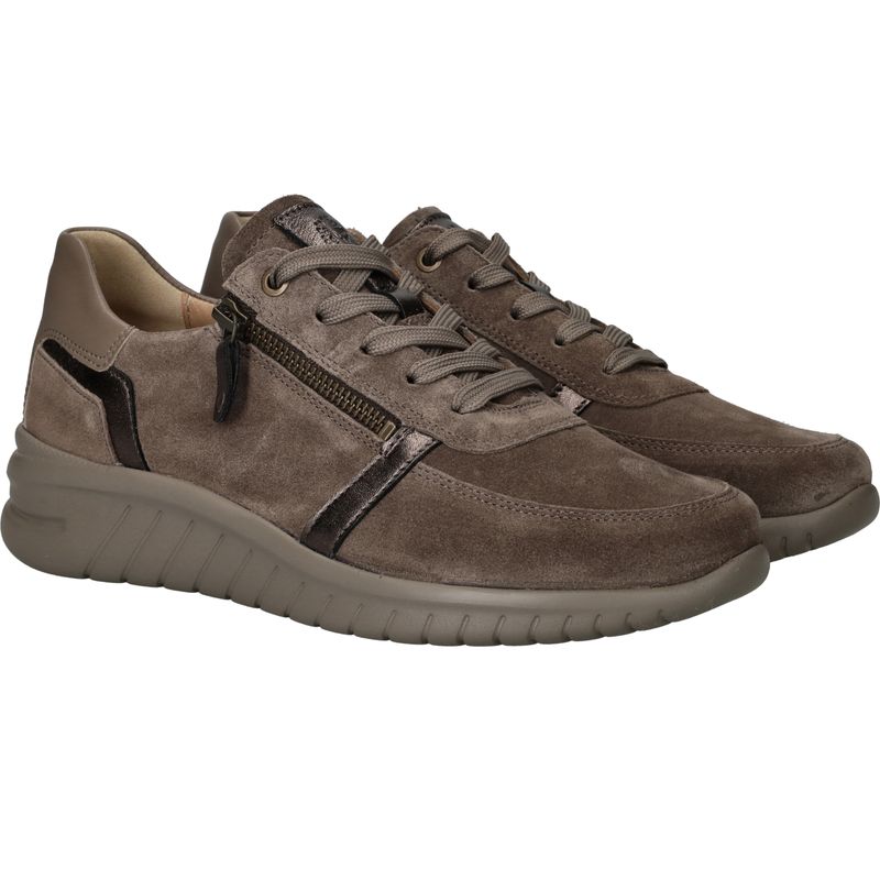 Hartjes Wave Sneakers Taupe Dames