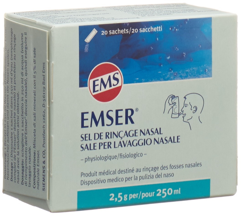 EMSER Nasenspülsalz Btl 2.5 g