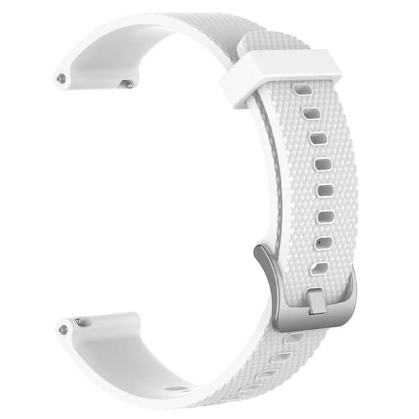 INF Klokkereim i silikon til Garmin VivoActive 4S Hvit