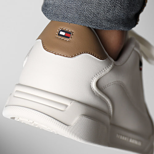 Baskets Low Cup Leather 4827 Ancient White