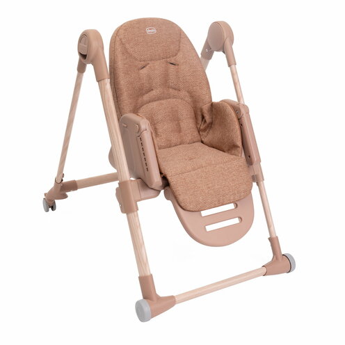 Chaise haute Polly Armonia Terracotta - CHICCO