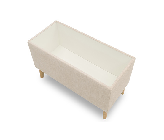 Hocker mit Staufach