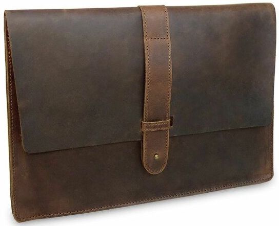 Buckle & Seam - Aspen - Laptophoes - Bruin - 20,5 cm