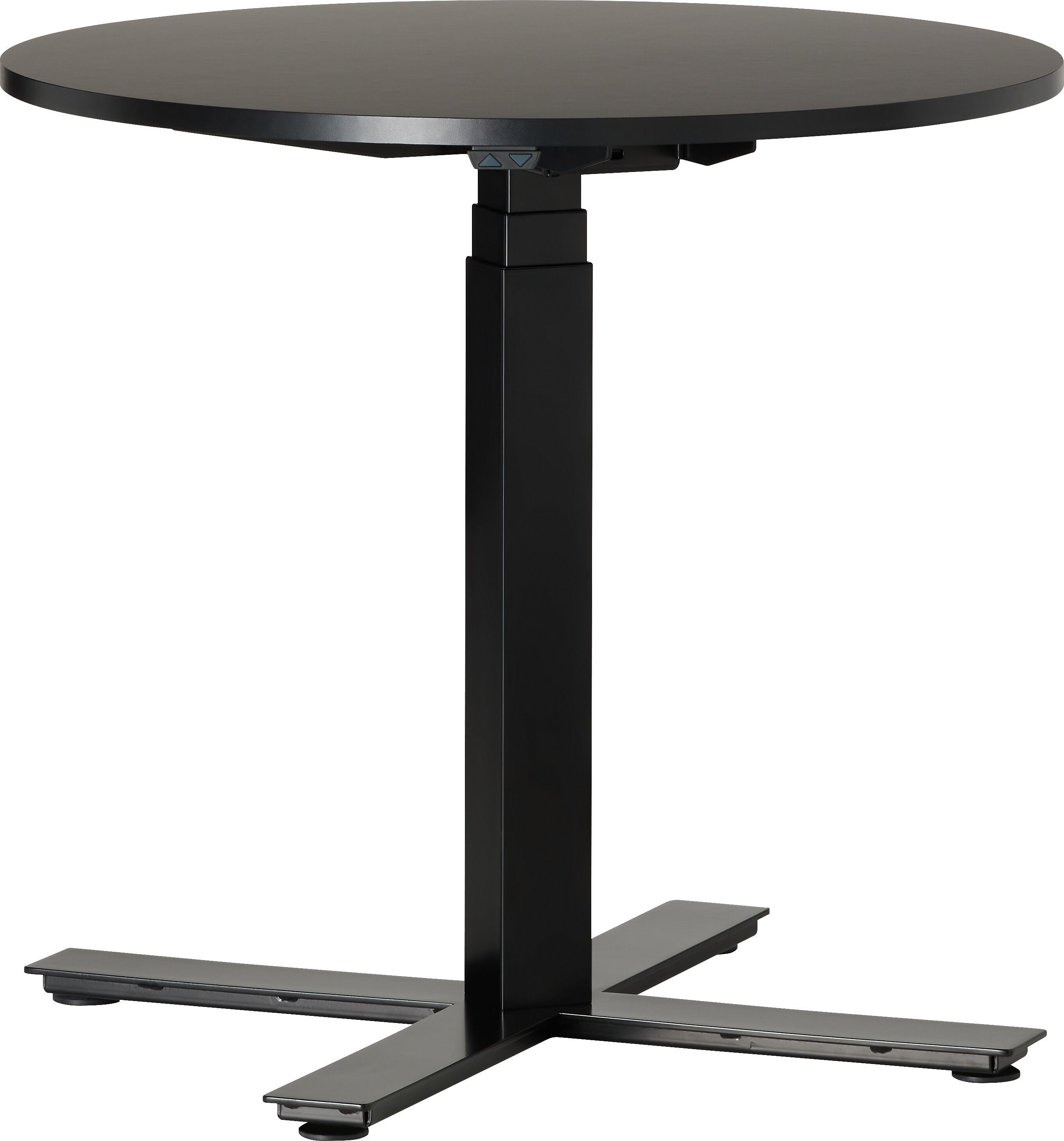 FLEXCUBE Besprechungstisch höhenverstellbar - Schwarz / H: 62.5 cm