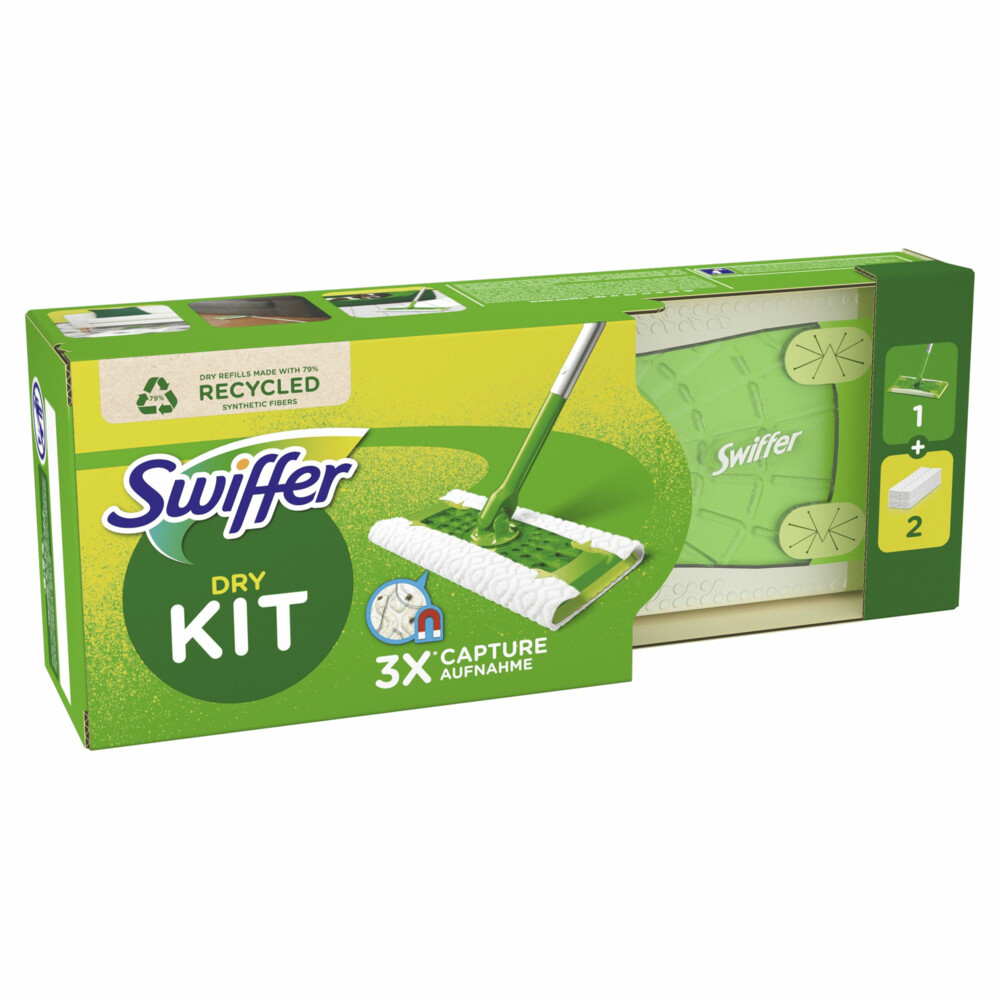 Swiffer Starterskit met 1 Handvat + 2 Droge Doekjes Navullingen1 set
