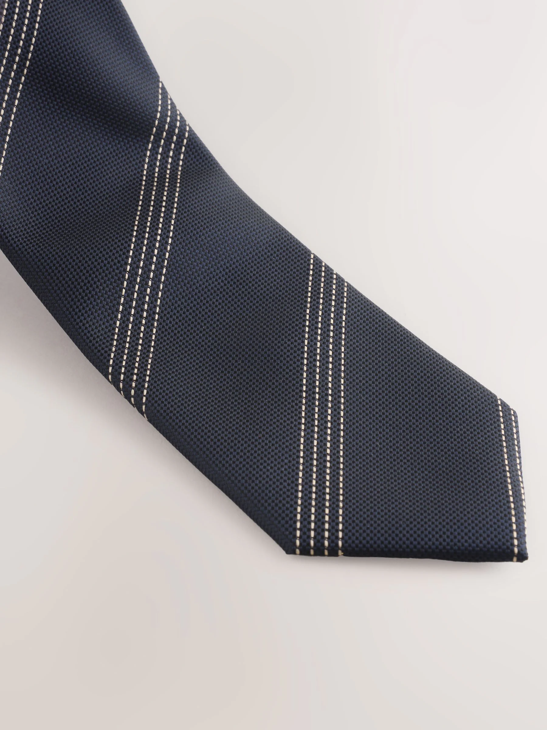 Marineblauw - Das met patroon