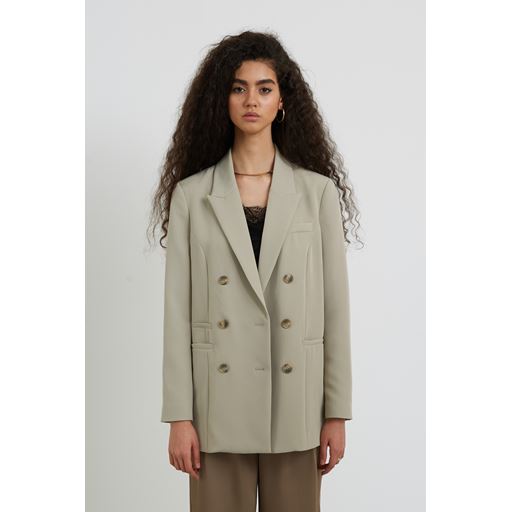 Bruuns Bazaar RubySus Jolo Blazer, Warm Grey, 40
