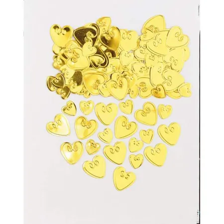 amscan Konfetti Herzen gold 14 g