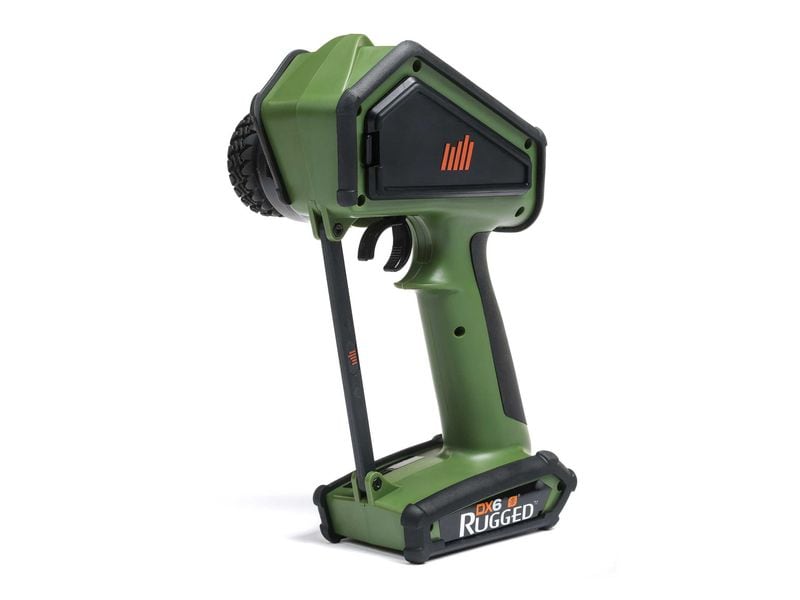 Spektrum Fernsteuerung DX6 Rugged DSMR Grün, nur Sender Robuster 6-Kanal Sender für RC Fahrzeuge