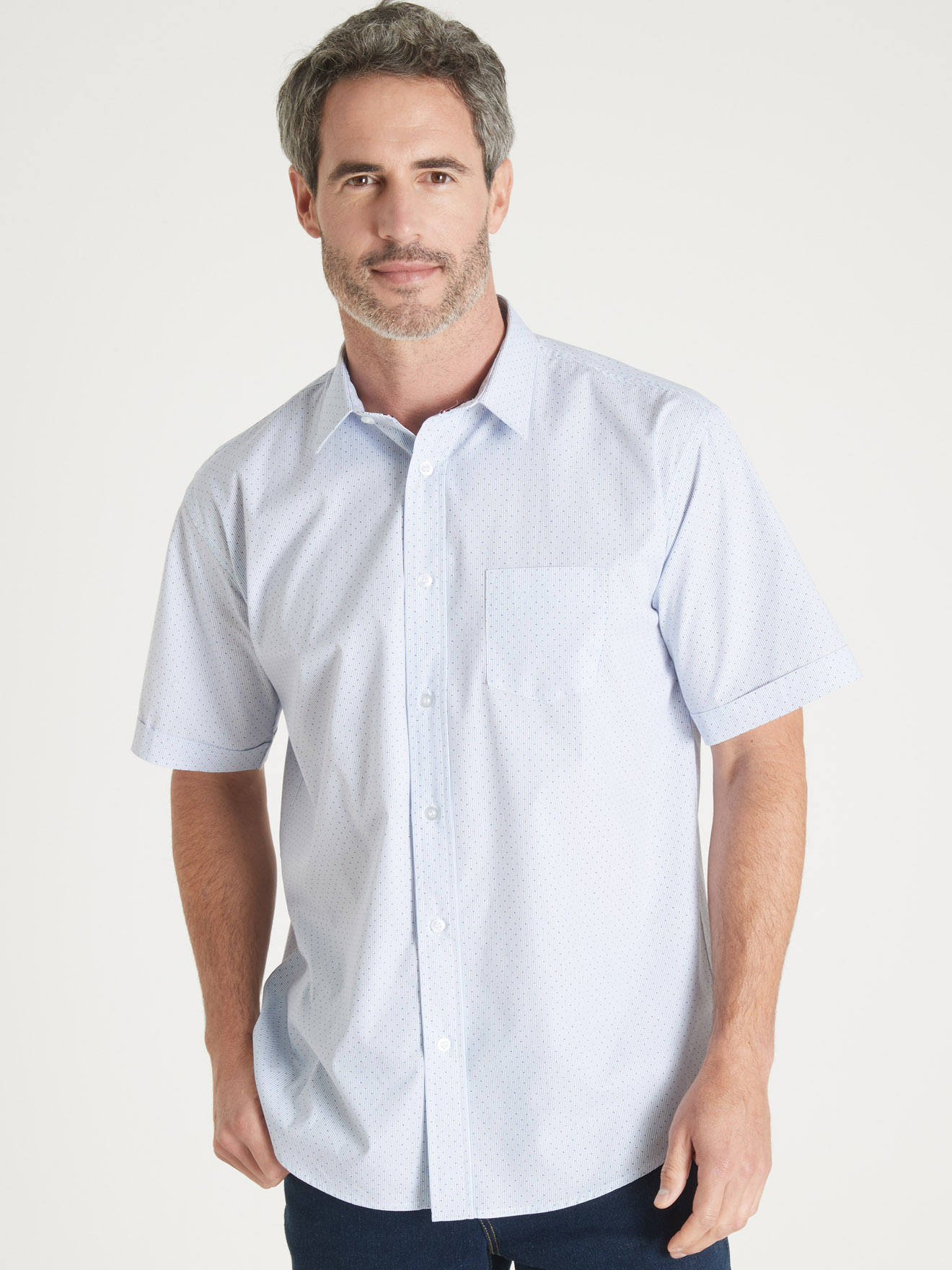 Chemise manches courtes pur coton