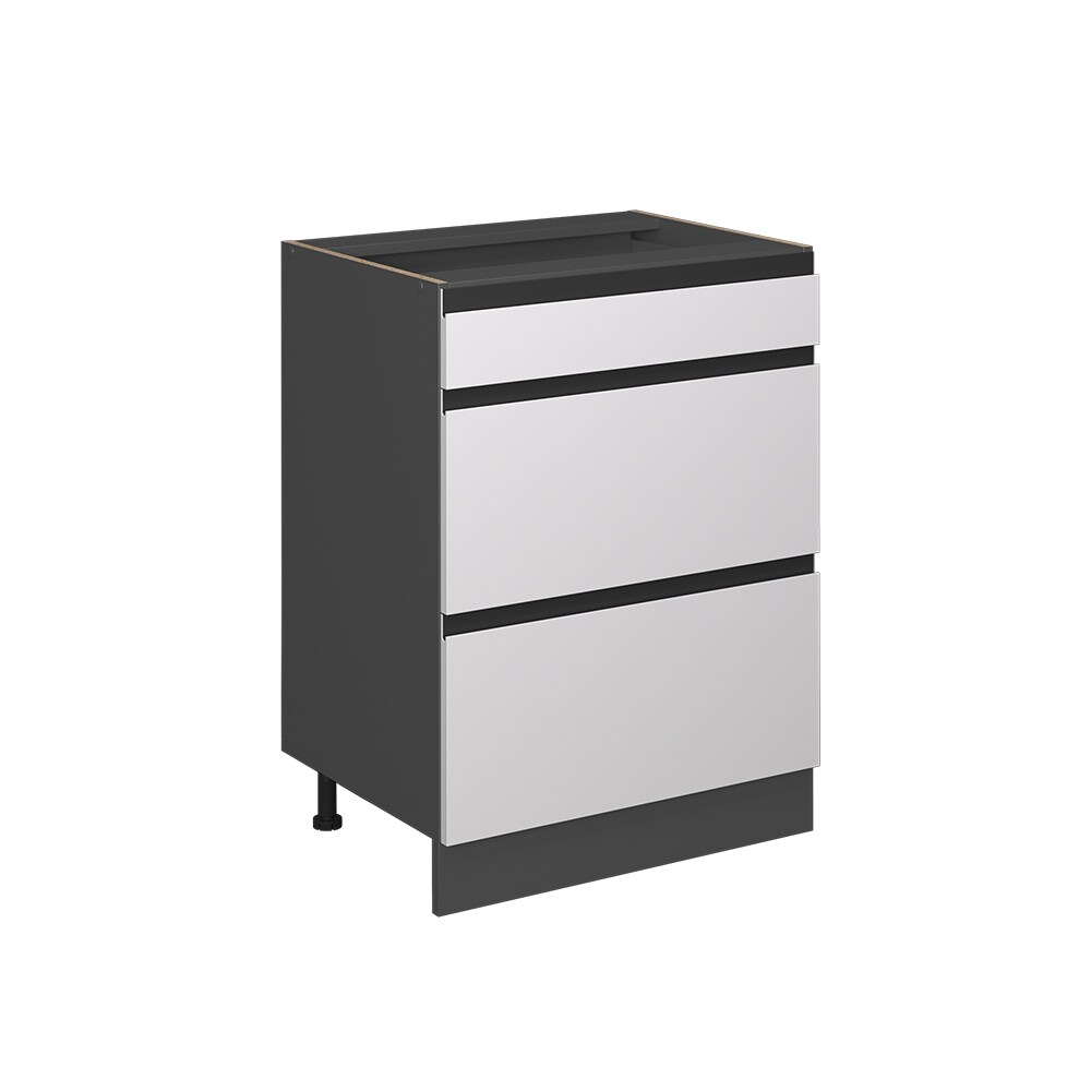 Vicco Schubladenunterschrank Küchenschrank Küchenmöbel R-Line J-Shape Anthrazit Weiß 60 cm modern