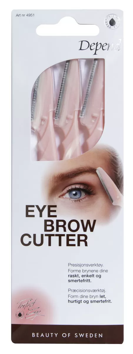 Depend Eyebrow Cutter - 3 stk.