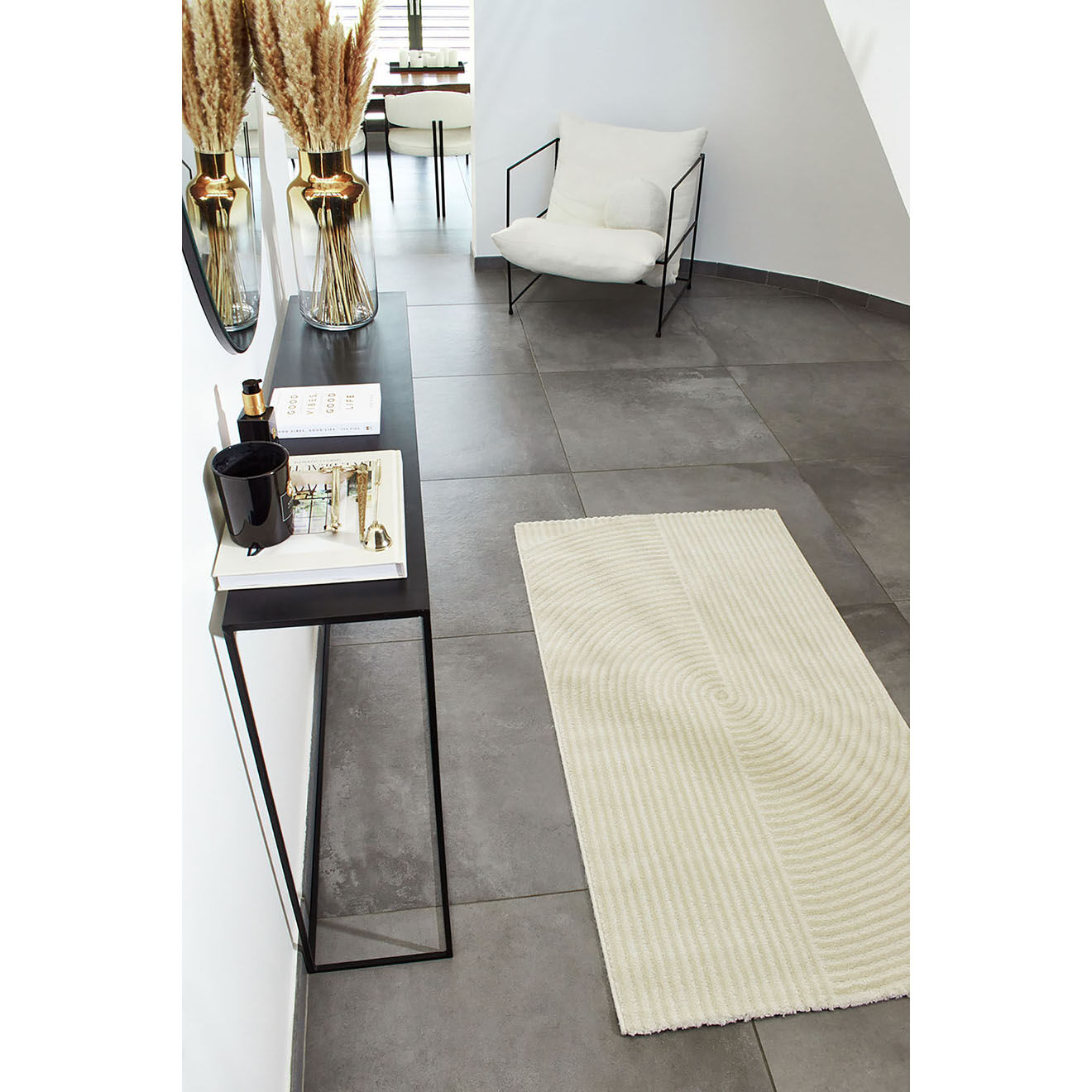 Nazar Rugs Tapis Bianca 159 crème - 80x150 cm