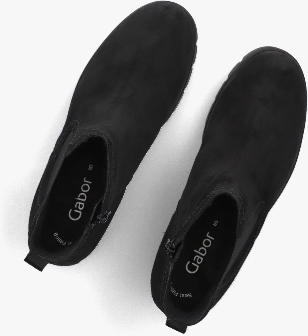 zwarte gabor chelsea boots 710