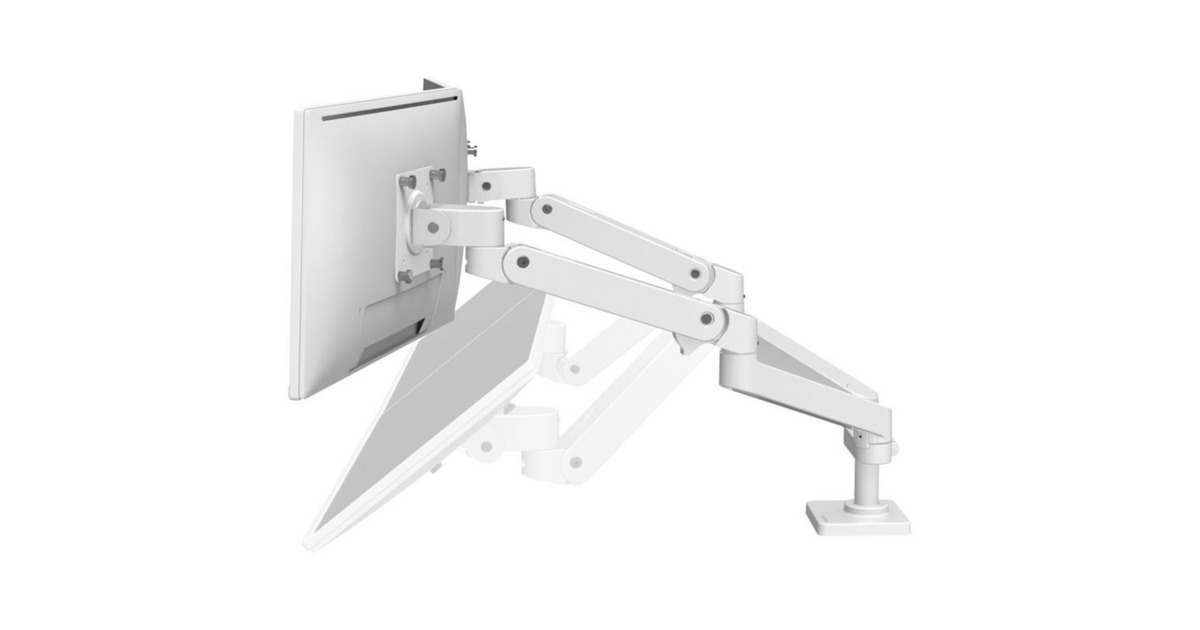 ErgotronLX Pro Dual Side-by-Side Arm monitorarm  (Wit)