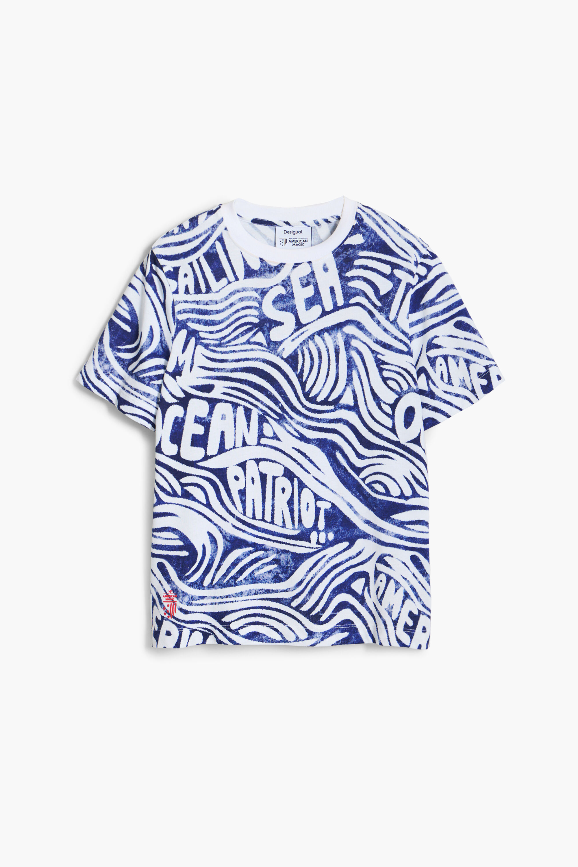 Camiseta azul American Magic