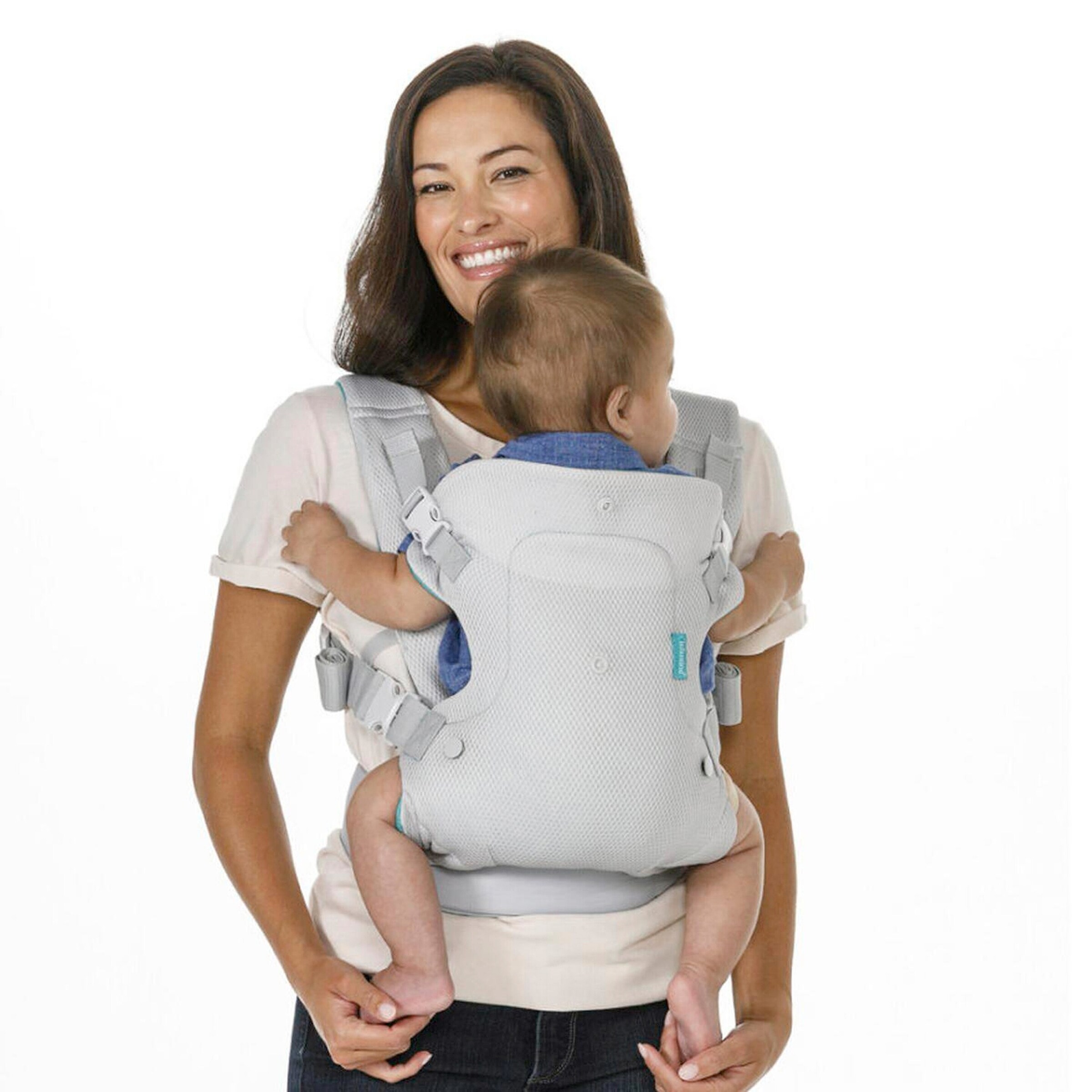 Infantino Babytrage Flip Light & Airy 4in1 Mesh grey